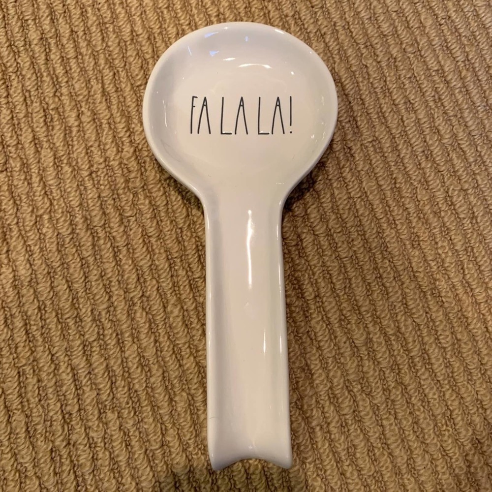 NWT Rae Dunn FALALA! Ceramic Spoon Rest